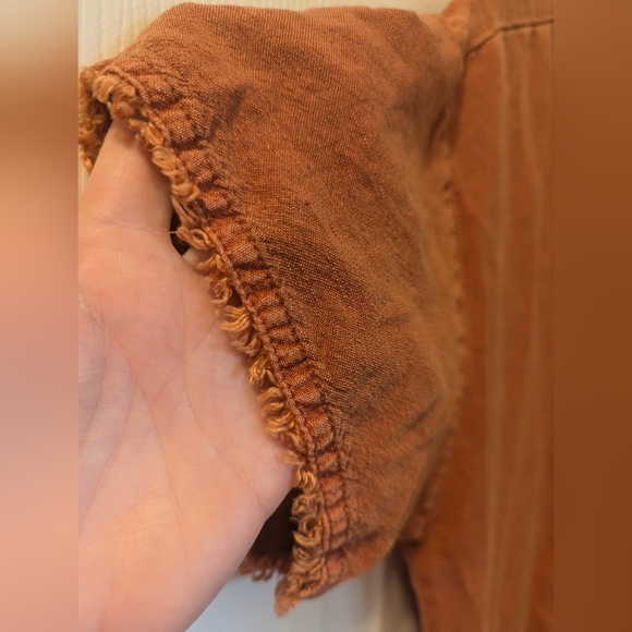 Young Fabulous & Broke YFB Raw Edge Romper Paprika ( M ) - Picture 14 of 14